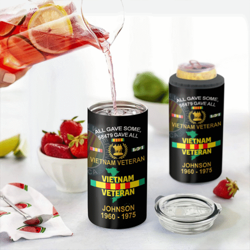 Personalized Vietnam Veteran Can Cooler Tumbler UKNT5130501 - Image 5