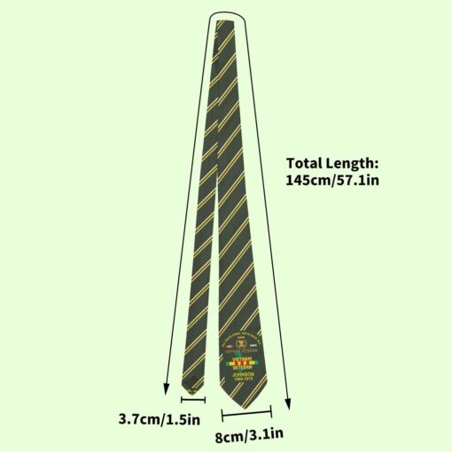 Personalized Vietnam Veteran Tie QFTD5230502 - Image 5