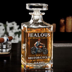 Personalized Motorcycle Whiskey Bottle UKHH5260504