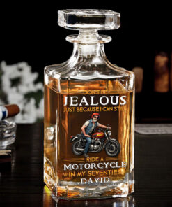 Personalized Motorcycle Whiskey Bottle UKHH5260504