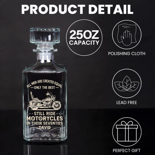 Personalized Motorcycle Whiskey Bottle UKHH5270502 - Image 5
