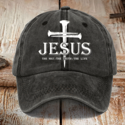 Jesus The Way The Truth The Life Christian Cross Faith Hat MQML5090501