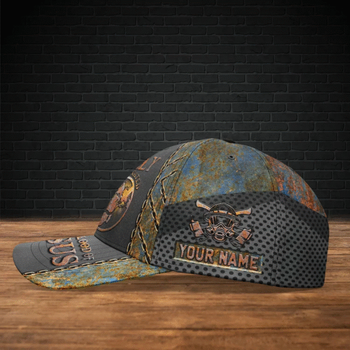 Personalized Firefighter Baseball Cap – Fully Vaccinated by the Blood of Jesus Cap for Christian Firefighters MQHH5210550 - Image 4