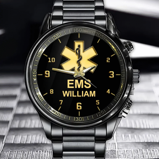 Personalized EMS Medical Logo Custom Name Watch Printed MQND5240550 - Image 5