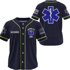 Custom EMS Baseball Jersey – Personalized EMT Shirt, First Responder Gift MQML5260550