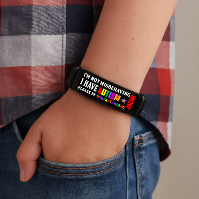 Personalized Autism Support Bracelet for Children – Kindness Reminder Wristband MQNT5090504