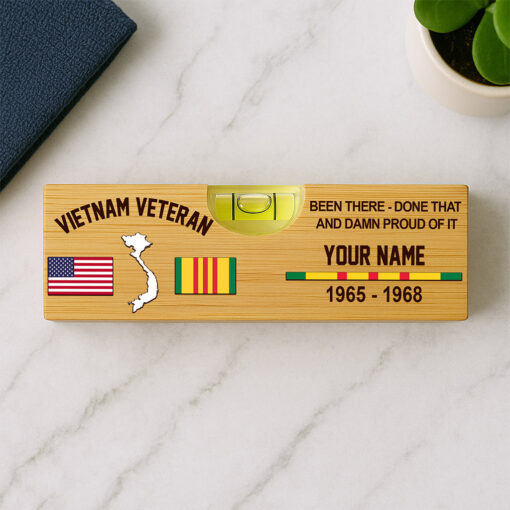 Personalized Vietnam Veteran Spirit Level Bottle Opener QFND5040603 - Image 2