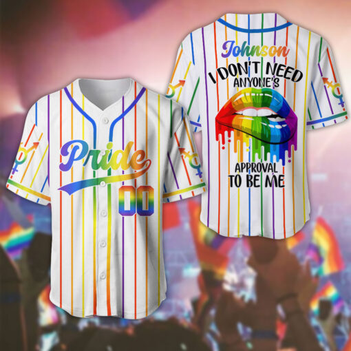 Personalized LGBTQ Baseball Jersey UKTZ5070603 - Image 2