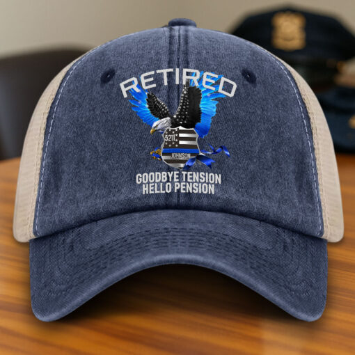 Personalized Police Baseball Cap QFHH5160604 - Image 2