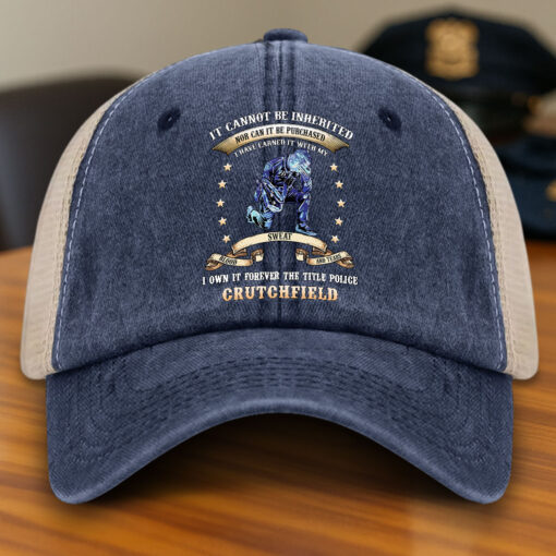 Personalized Police Baseball Cap QFHH5160606 - Image 2