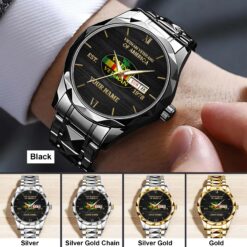 Personalized Vietnam Veteran Alloy Luxury Quartz Watch QFHA5190606