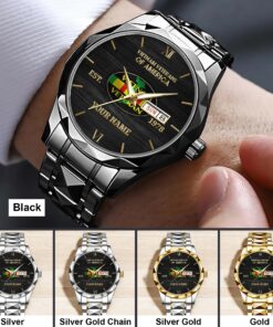 Personalized Vietnam Veteran Alloy Luxury Quartz Watch QFHA5190606