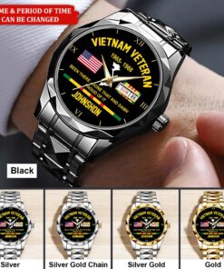 Personalized Vietnam Veteran Alloy Luxury Quartz Watch QFHA5190602