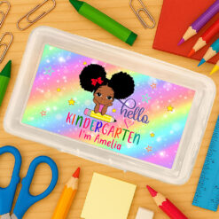 Personalized Pencil Boxes, Back To School Pencil Case, Pencil Name School Supplies Gift for Kid, Custom Pencil Box for Boys or Girls QFTO5240602