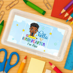 Personalized Pencil Boxes, Back To School Pencil Case, Pencil Name School Supplies Gift for Kid, Custom Pencil Box for Boys or Girls QFTO5240603
