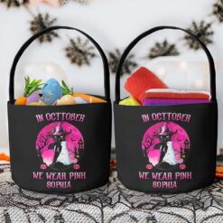 Custom Halloween Breast Cancer Candy Bag THTZ5180609