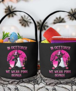 Custom Halloween Breast Cancer Candy Bag THTZ5180609