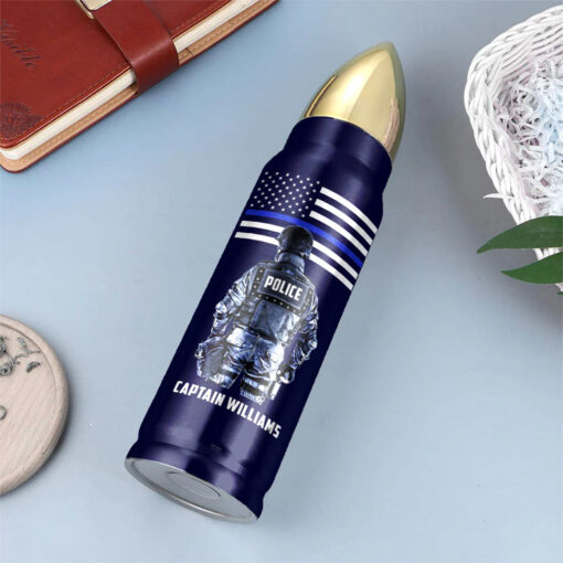 Personalized Retired Police Bullet Tumbler MQTZ5050607 - Image 4
