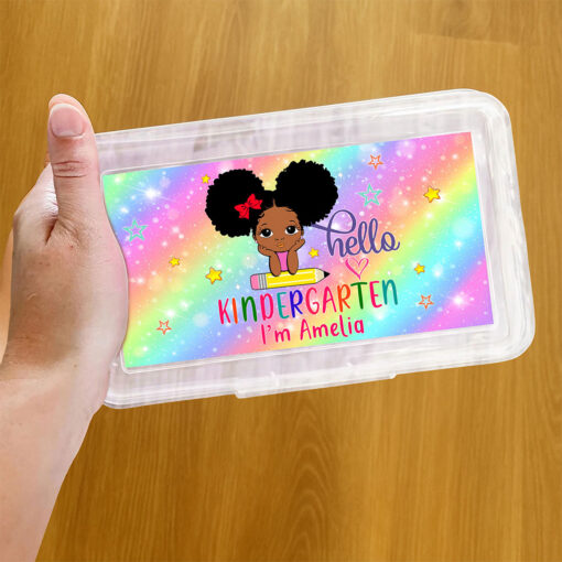 Personalized Pencil Boxes, Back To School Pencil Case, Pencil Name School Supplies Gift for Kid, Custom Pencil Box for Boys or Girls QFTO5240602 - Image 3