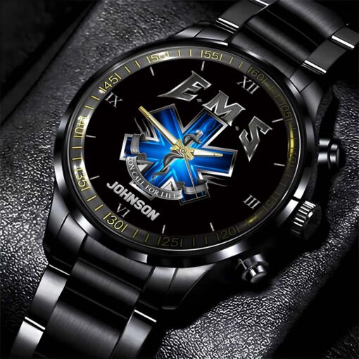 Personalized EMS Medical Logo Custom Name Watch Printed MQND5060601 - Image 2