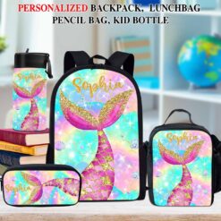 Personalized Mermaid Backpack QFND5120605