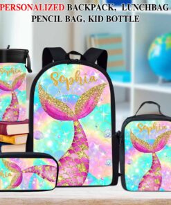 Personalized Mermaid Backpack QFND5120605