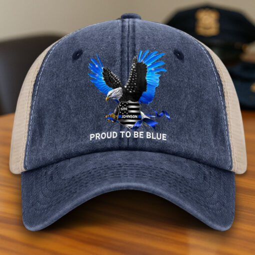 Personalized Police Baseball Cap QFHH5160602 - Image 2