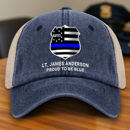 Personalized Police Baseball Cap QFHH5160603 - Image 2