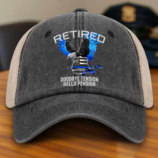 Personalized Police Baseball Cap QFHH5160604 - Image 3