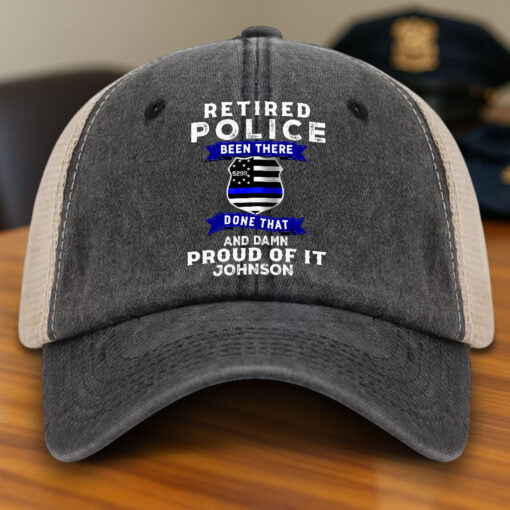 Personalized Police Baseball Cap QFHH5160605 - Image 3