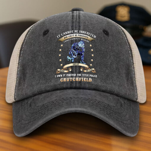 Personalized Police Baseball Cap QFHH5160606 - Image 3
