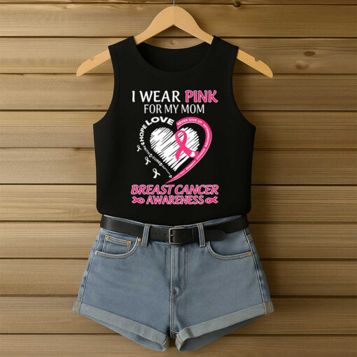 Personalized Name Breast Cancer Awareness 3D All-Over Printed Tank Top QFHA5160603 - Image 3