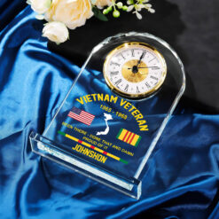Personalized Vietnam Veteran Acrylic Clock QFNT5190601