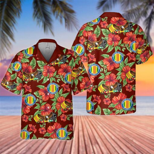Personalized Proud Vietnam Veteran Hawaiian Shirt UKND5240604 - Image 2