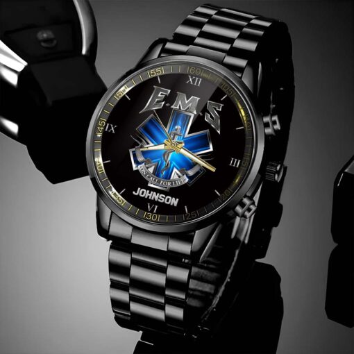 Personalized EMS Medical Logo Custom Name Watch Printed MQND5060601 - Image 3