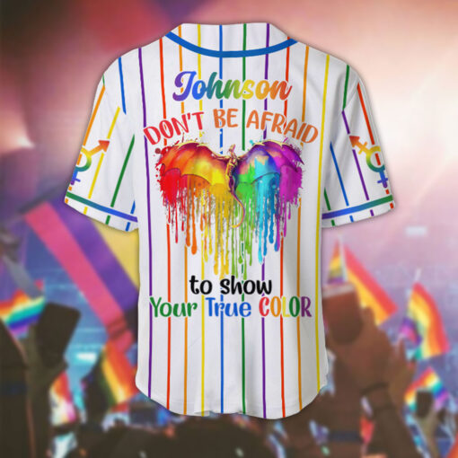 Personalized LGBTQ Baseball Jersey UKTZ5070604 - Image 3