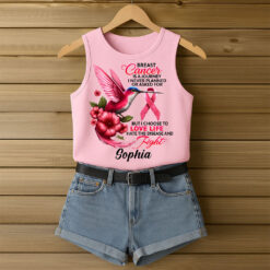 Personalized Name Breast Cancer Awareness 3D All-Over Printed Tank Top QFTO5190602