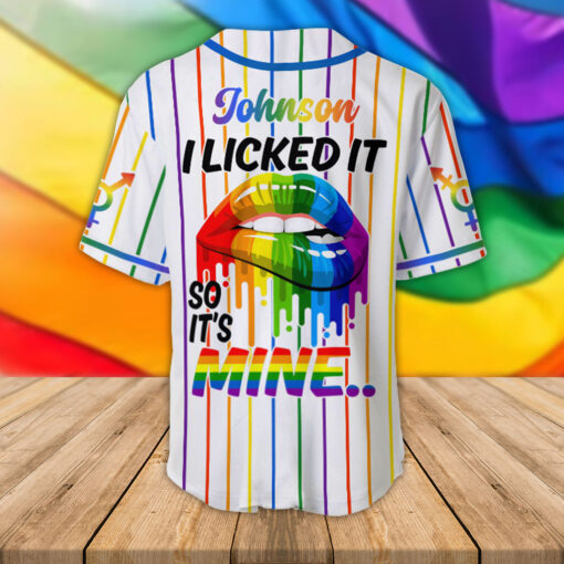 Personalized LGBTQ Baseball Jersey UKTZ5070602 - Image 2