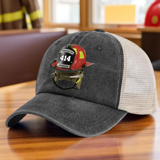 Personalized Firefighter Baseball Cap QFTZ5130605 - Image 5
