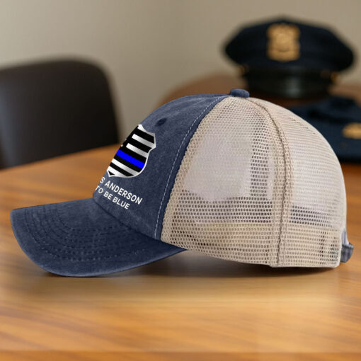 Personalized Police Baseball Cap QFHH5160603 - Image 3
