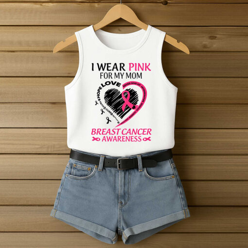 Personalized Name Breast Cancer Awareness 3D All-Over Printed Tank Top QFHA5160603 - Image 4