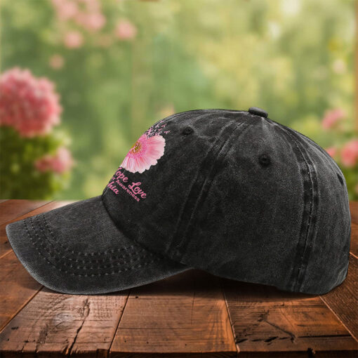 Custom Breast Cancer Denim Hat THTO5210604 - Image 4