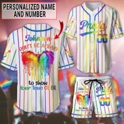Personalized LGBTQ Baseball Jersey UKTZ5070604