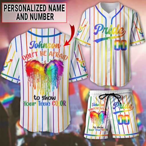 Personalized LGBTQ Baseball Jersey UKTZ5070604