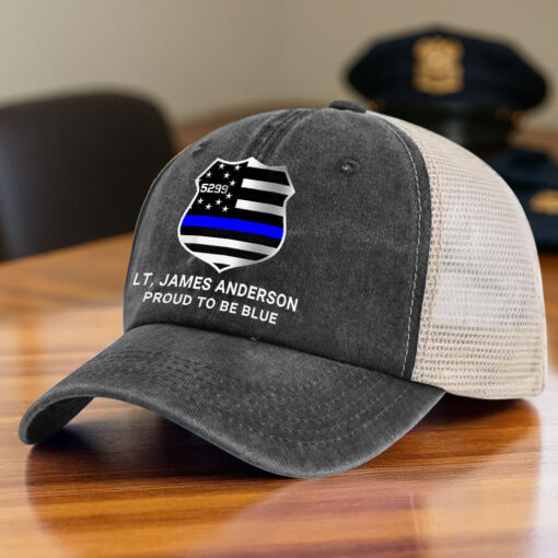 Personalized Police Baseball Cap QFHH5160603 - Image 4