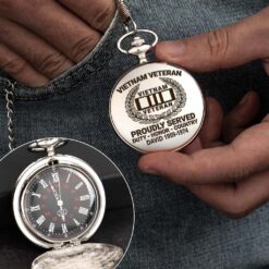Personalized Vietnam Veteran Vintage Pocket Watch UKHM5250601