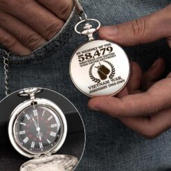 Personalized Vietnam Veteran Vintage Pocket Watch UKHM5250602