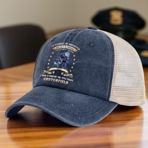 Personalized Police Baseball Cap QFHH5160606 - Image 4
