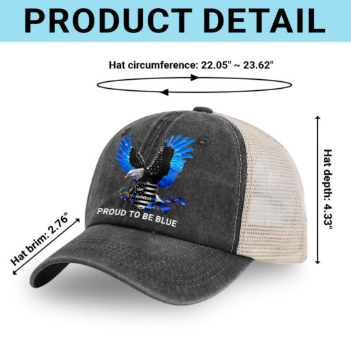Personalized Police Baseball Cap QFHH5160602 - Image 5