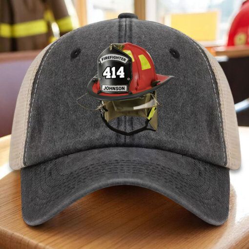 Personalized Firefighter Baseball Cap QFTZ5130605 - Image 4